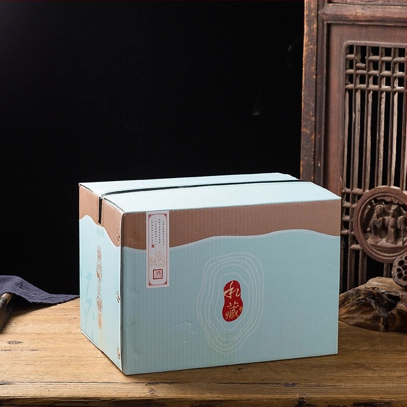 Jingdezhen Magánkollekció: Kerámia Üres Ital Üveg Készlet, 0,5 kg, Klasszikus Ajándékdoboz, Otthoni Zárható Bor- és Ital Kellékek