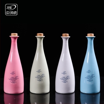 Kerámiából készült italosüveg, 500 ml, kreatív dizájn, üres üveg