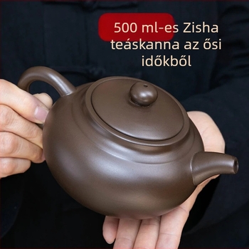 Dahongpao kézzel készített lila agyag teáskanna, autentikus antik stílusban, nagy kapacitás, Xishi teáskanna, otthoni teafőzéshez, Kung Fu teás készlet