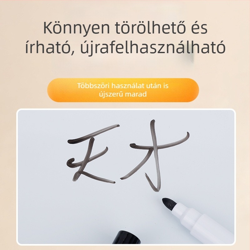 Egyszeroldalas irodai fehér tábla fenyőfa kerettel, mágneses száraz-írható felülettel, állvánnyal