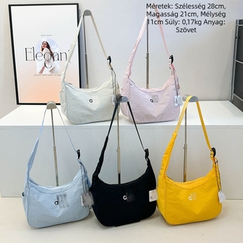 Női válltáska jóga stílusban, crossbody dumpling táska, divatos kis négyzetes táska, nagy kapacitással mindennapi használatra