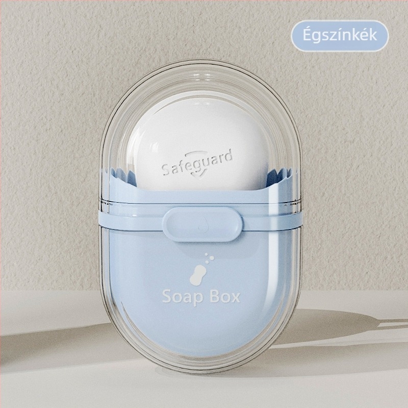 Zárt utazó szappan-doboz fedéllel, hordozható, lefolyó funkcióval a szárításhoz, kiváló minőségű szappantároló