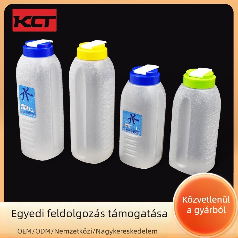 1,2 literes műanyag hőálló hidegvíz-kancsó, kék, italokhoz, tej-tea és gyümölcsléhez; kávézók és éttermek számára