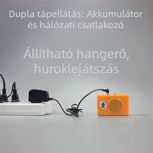 Madárhang-tanuló készülék hangok ismételt lejátszásával