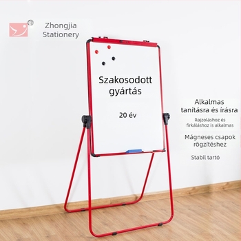 U-alakú mágneses kétoldalas gyerekeknek szánt fehértábla állvánnyal