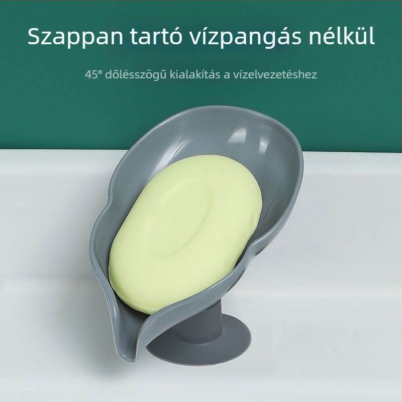 Leveles alakú szappantartó polc a fürdőszobába