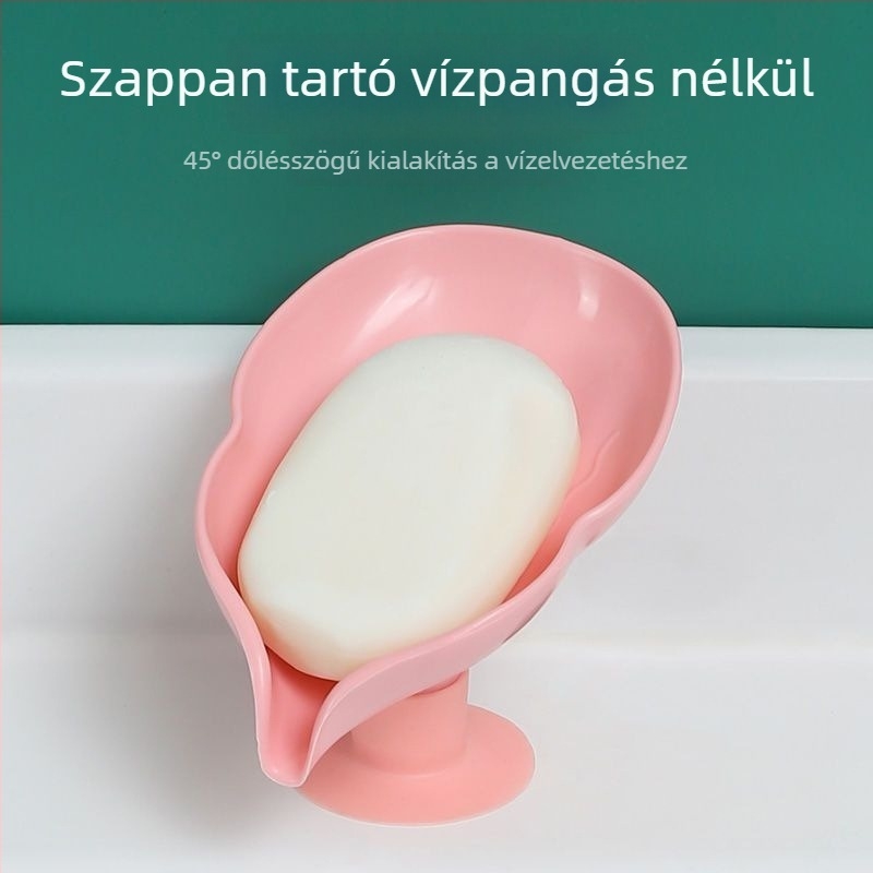 Leveles alakú szappantartó polc a fürdőszobába