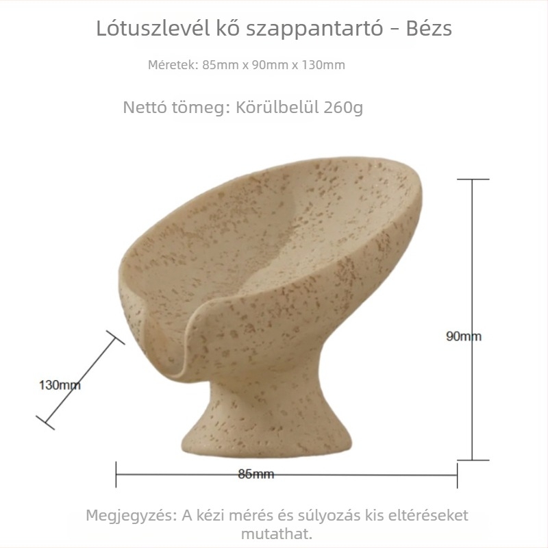 Lotusleveles dizájnú szappan tál, szappan tartó és tároló állvány, háztartási lefolyó doboz, szappan tálca, luxus szappantartó