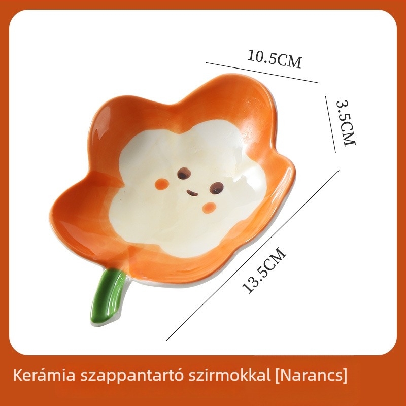 Kerámia szappantál csepegtetővel, fúrás nélkül, fürdőszobai mosdópulthoz