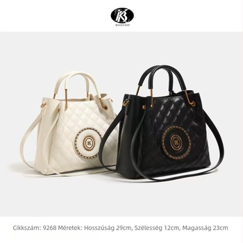 Női bőrtáska prémium megjelenéssel, quiltelt láncos tote táska, nagy kapacitás, 2026-os modell, retro crossbody