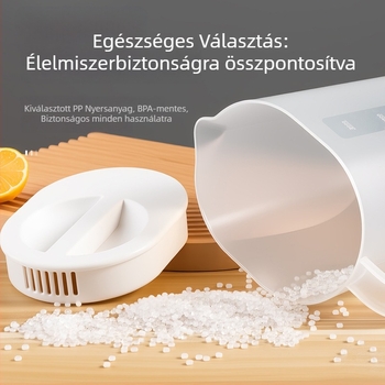 Otthoni használatra tervezett nagy kapacitású hidegvíz-kanna, műanyag vízkanál, hideg infúzióhoz teáskanna