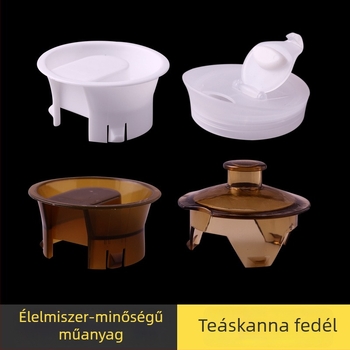 PP hidegvíz kanna fedél 304 rozsdamentes acél szűrővel, csíkos dizájn