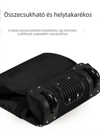 Uniszex görgős utazótáska, nagy kapacitású, hátizsákká is átalakítható, ideális üzleti utazásokhoz
