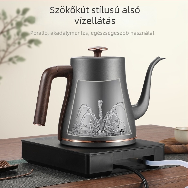 Okos, teljesen automata elektromos teáskanna integrált teásasztallal – minden egyben otthoni teázáshoz