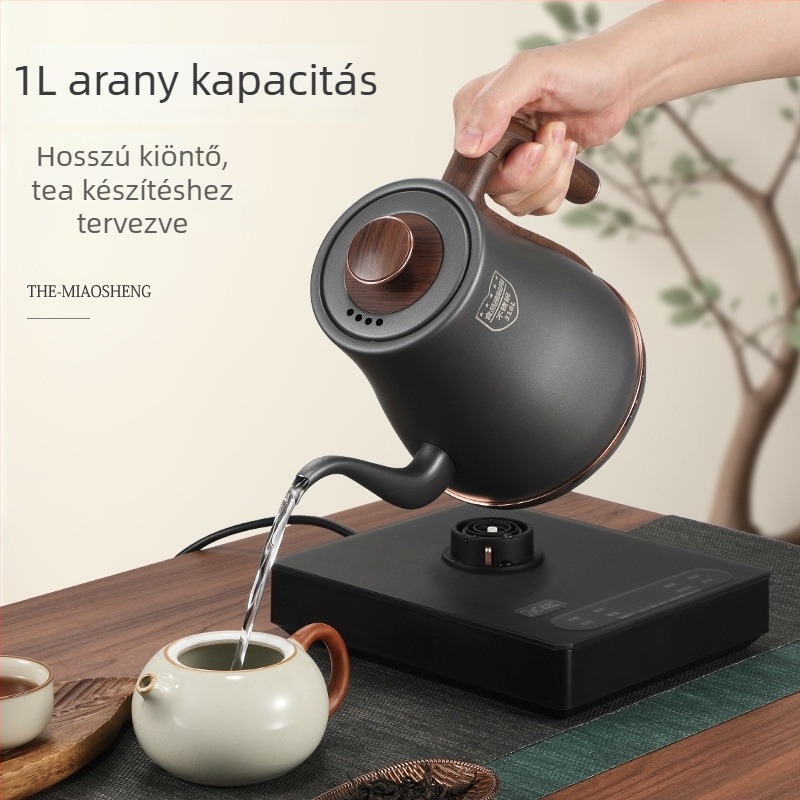 Okos, teljesen automata elektromos teáskanna integrált teásasztallal – minden egyben otthoni teázáshoz