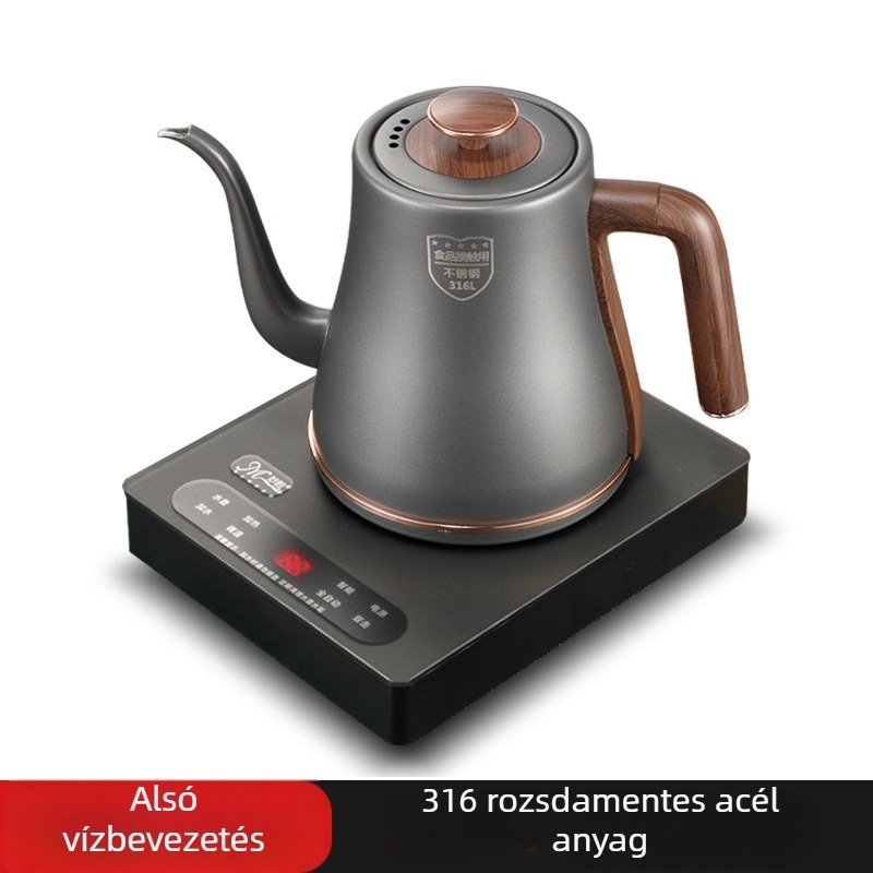 Okos, teljesen automata elektromos teáskanna integrált teásasztallal – minden egyben otthoni teázáshoz
