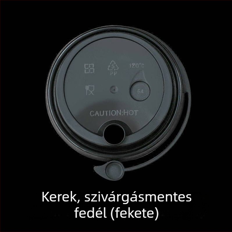 Vastagított egyszer használatos papír pohár fedővel forró és hideg italokhoz, logó nyomtatás és testreszabás, pohár tej-tea és szója tej