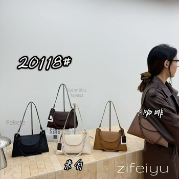 Hónalj alatti láncos táska, női francia stílusú divat táska, 2026 tavasz, különleges, kiváló minőség, crossbody, mini méret