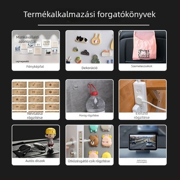 Nano kettős oldalas ragasztószalag, vízálló, átlátszó akril ragasztó, magas viszkozitás, nyom nélkül, 3 cm széles, 1-5 m hosszú