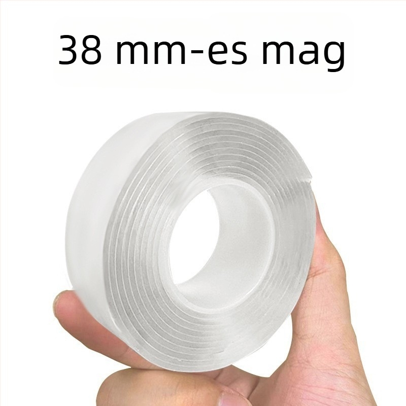 Nano kettős oldalas ragasztószalag, vízálló, átlátszó akril ragasztó, magas viszkozitás, nyom nélkül, 3 cm széles, 1-5 m hosszú