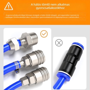 ZCKM Nagynyomású robbanásbiztos levegő-cső kompresszorhoz, 10 mm, festéshez és autójavításhoz