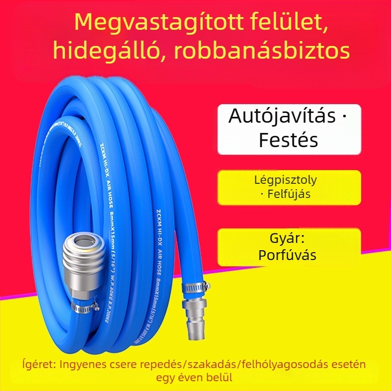ZCKM Nagynyomású robbanásbiztos levegő-cső kompresszorhoz, 10 mm, festéshez és autójavításhoz