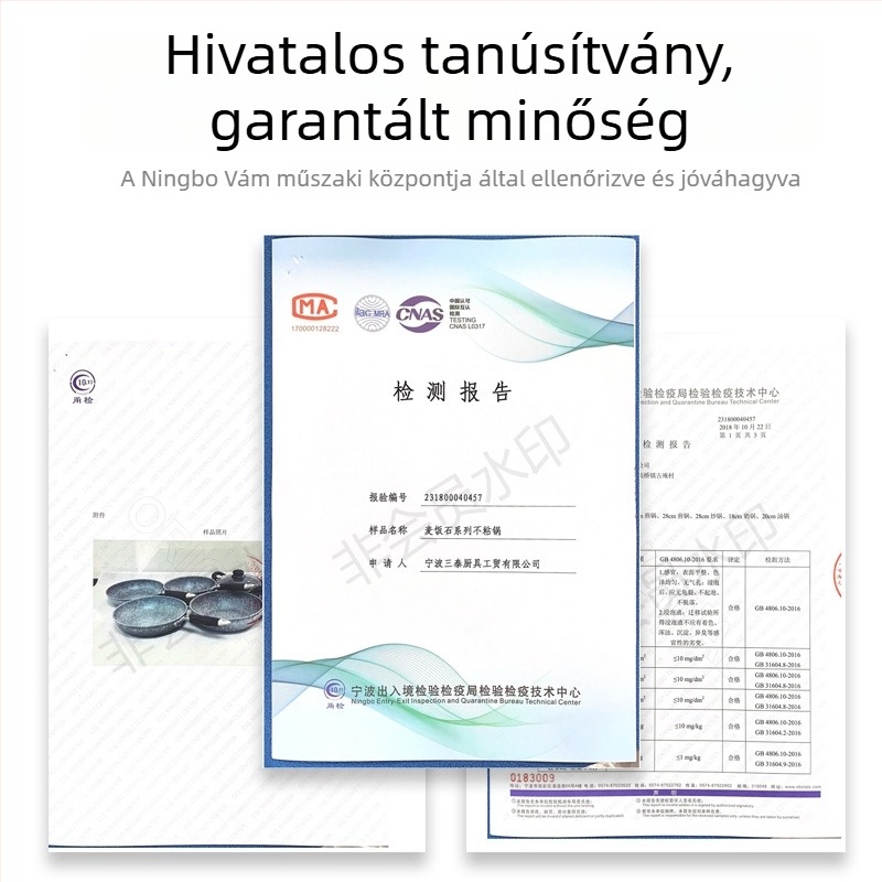 Maifan kő tejes lábas színes dobozban, egykezes nyéllel, tapadásmentes alumíniumötvözet, kettős alj, vastított, tészta- és leveslábas, 18/20 cm