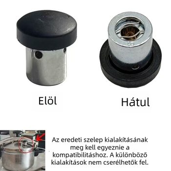 Robbanásbiztos nyomástartó edény kiegészítői: nyomáscsökkentő szelep, kiáramlócső és biztonsági szelep