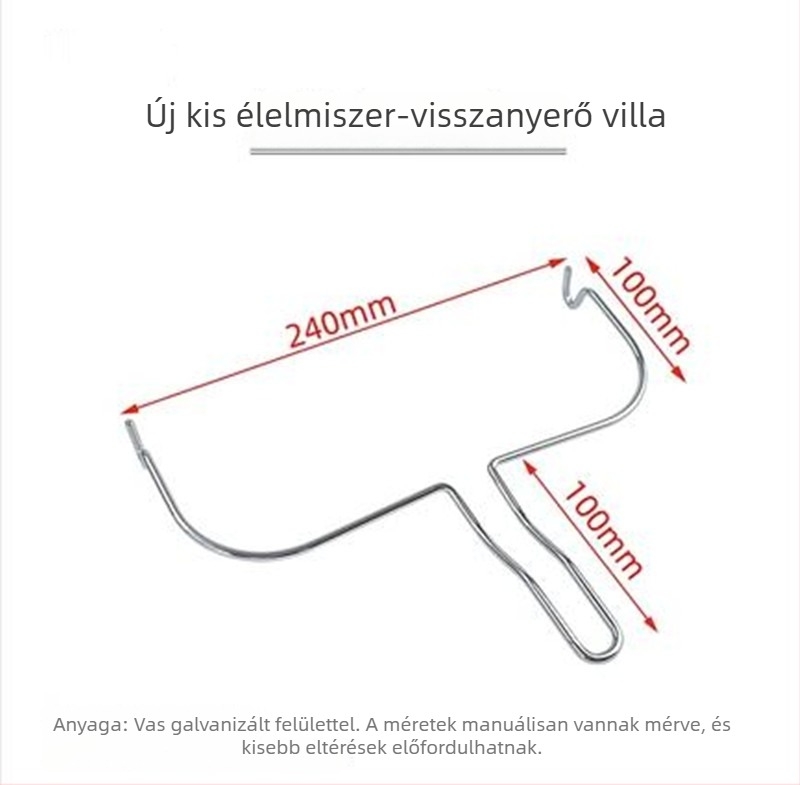 Forgó nyárs tengely csirkeszúróval, rácskezelő és sütőklip tartozékok grillsütőhöz és légsütőhöz