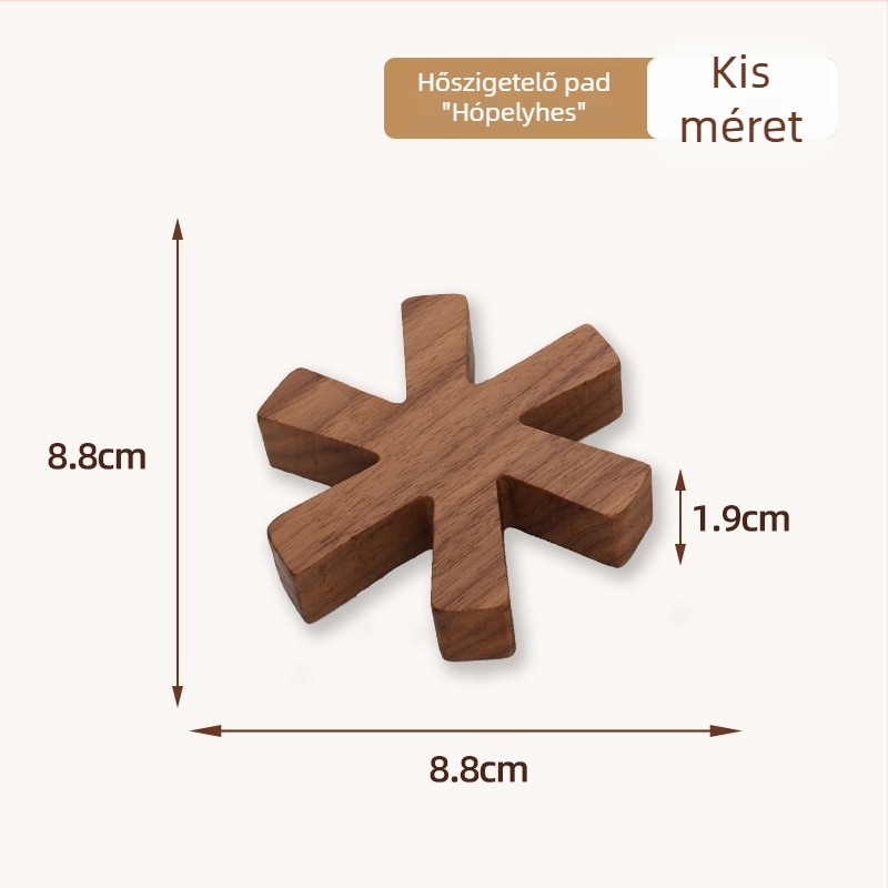 Black Walnut és Beech faanyagú pohártartó – kültéri kempingezéshez, irodához és szállodához