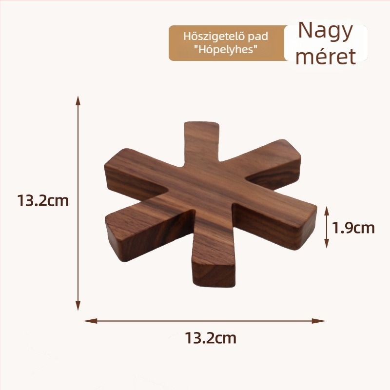 Black Walnut és Beech faanyagú pohártartó – kültéri kempingezéshez, irodához és szállodához