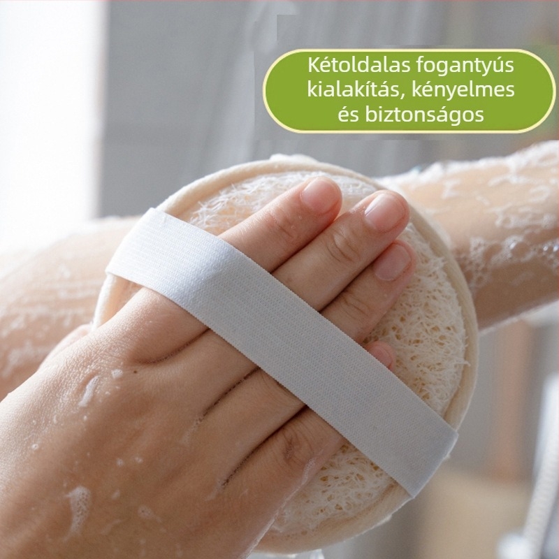 Kétoldalas fürdőlabda loofával, gyengéd hámlasztás és masszázs
