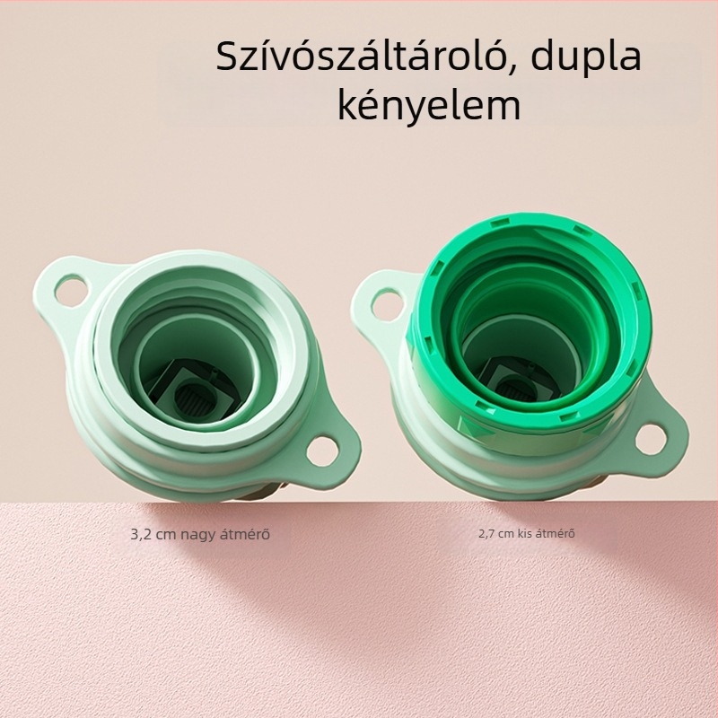Gyerekeknek szánt puha szilikon szívószál sapka ásványvíz-üveghez – hordozható adapter