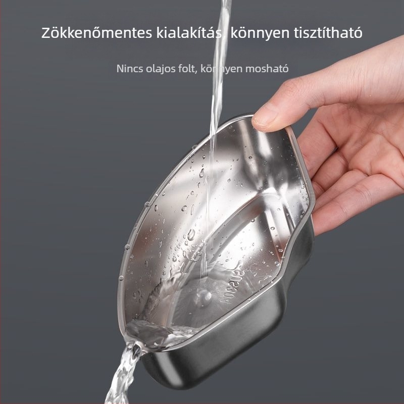 Rozsdamentes acélból készült, szárny alakú pároló tál fedővel, otthoni használatra, elválasztott pároló rács, kompatibilis rizsfőzőhöz
