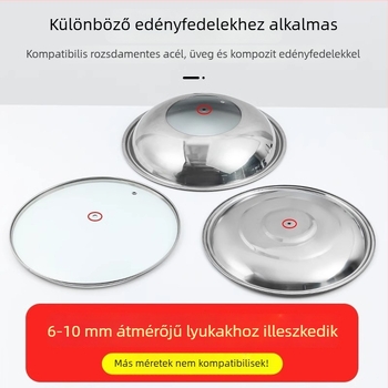 Elektromos vízforraló fedél sípoló hanggal és hangos gyöngyével, fogantyúval