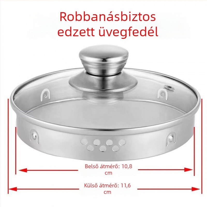 Egészséges teáskanna fedél, edzett üveg, szűrőfedél, hőmérsékletmegőrző fedél, univerzális teáskanna fedél