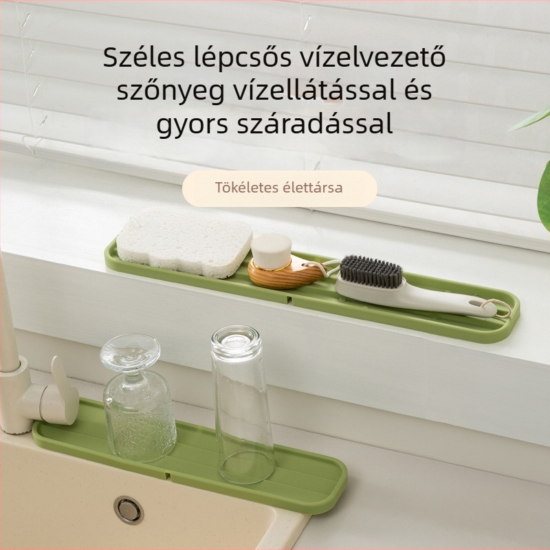 Szilikon konyhai fedőkhöz tároló matrac – csúszásmentes, hőszigetelő felület fedők, vágódeszkák és szárítás