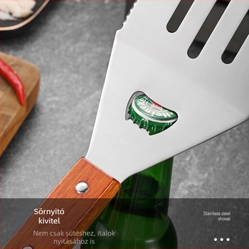 Többcélú BBQ eszközök készlet villával és spatulával, otthoni használatra