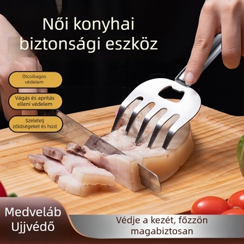 Rozsdamentes acél medve mancs húsfelosztó grillhez és a konyhához