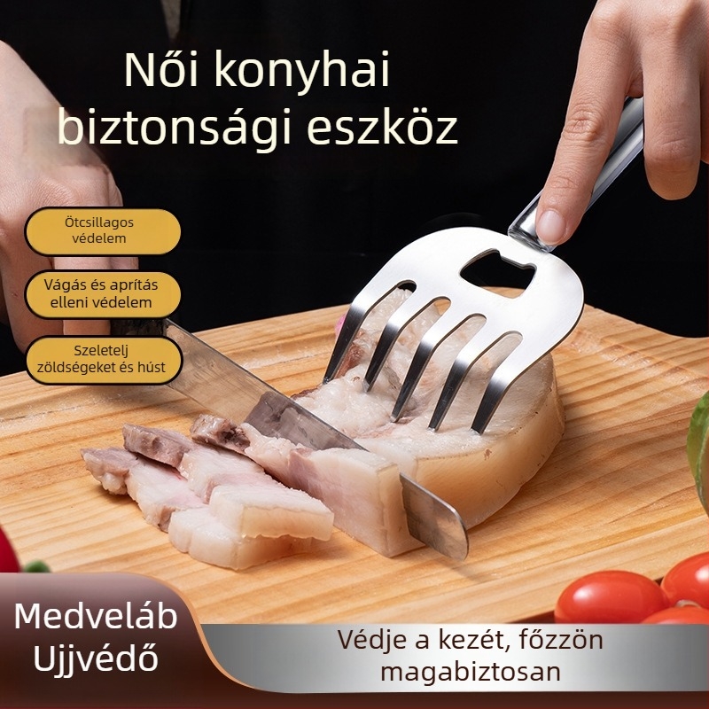 Rozsdamentes acél medve mancs húsfelosztó grillhez és a konyhához