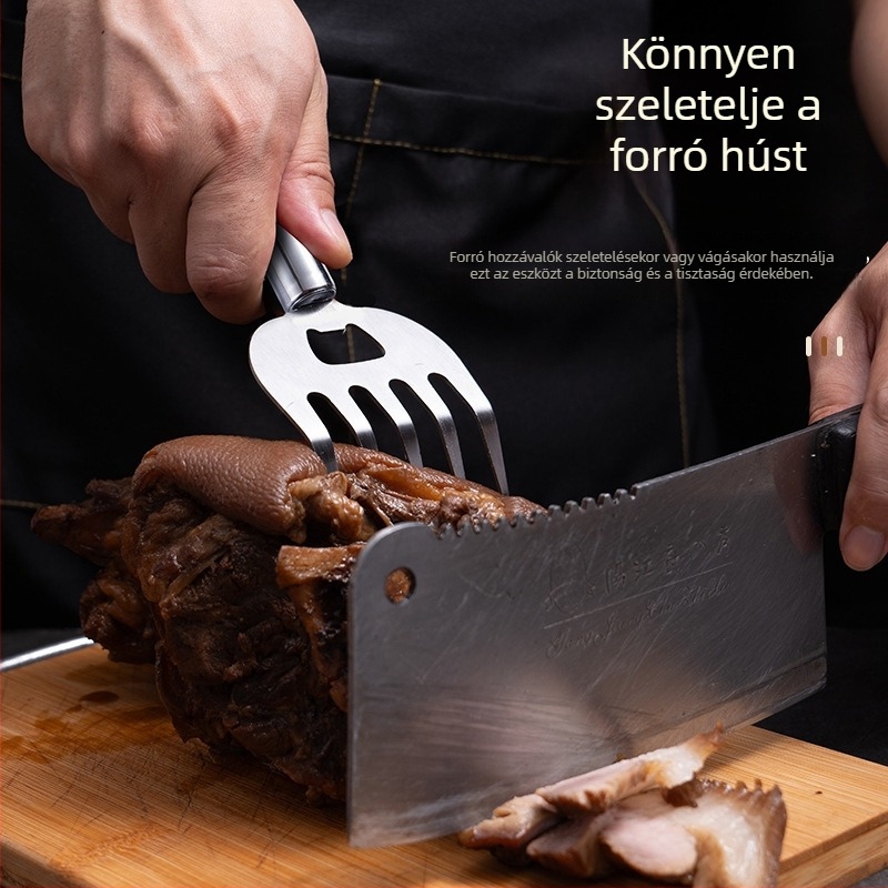 Rozsdamentes acél medve mancs húsfelosztó grillhez és a konyhához
