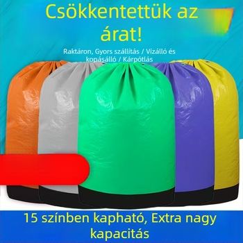 Vízálló, kopásálló, nagy kapacitású polietilén expressz csomagoló táska