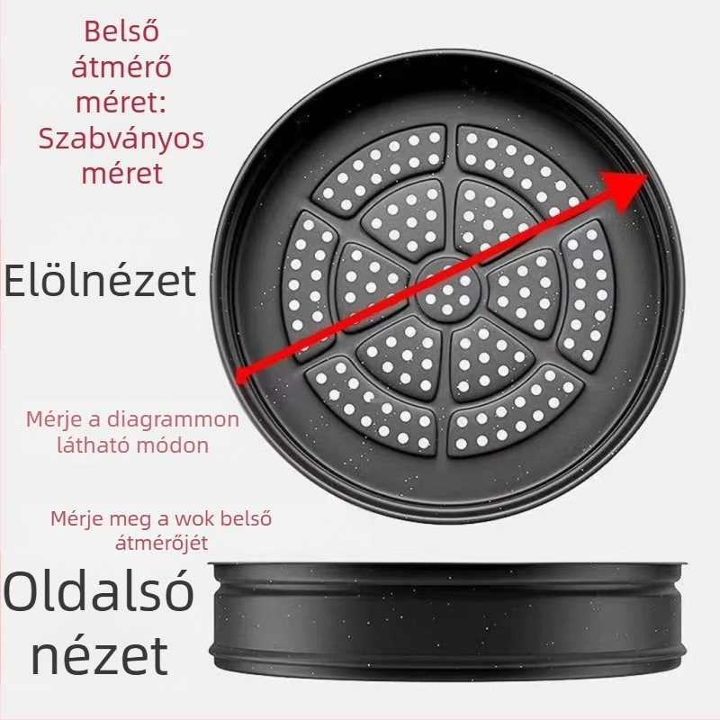 Vastagított 32-szintes gőzölő Maifan kővel, 30 tálas rács, többfunkciós otthoni gőzölő, gőzölőkosár, tapadásmentes wok