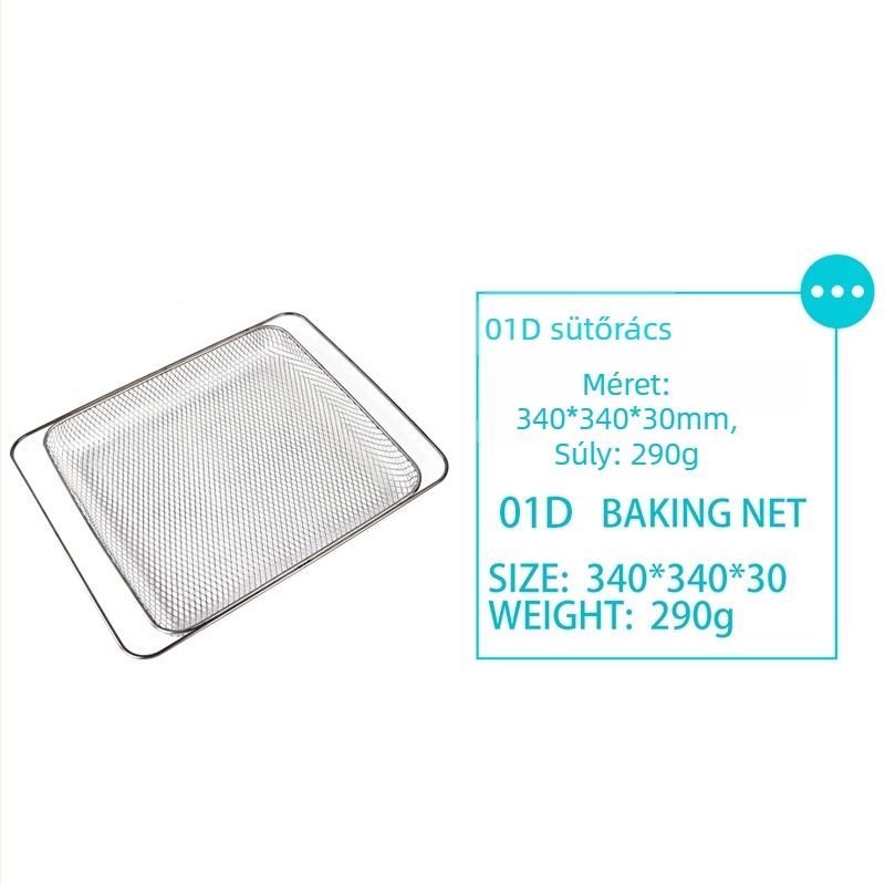 Ninja Foodi SP100 01D krómozott acélból készült grill háló – cserealkatrész
