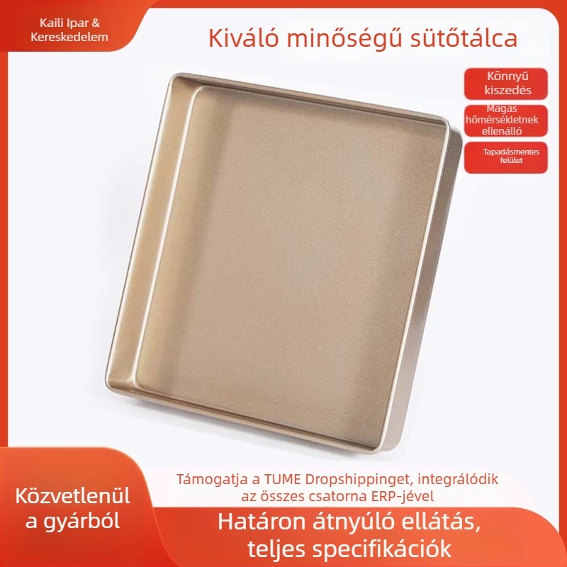 11 hüvelykes négyzet alakú, tapadásmentes sütőforma nugát, hópehely sütemények és torták számára