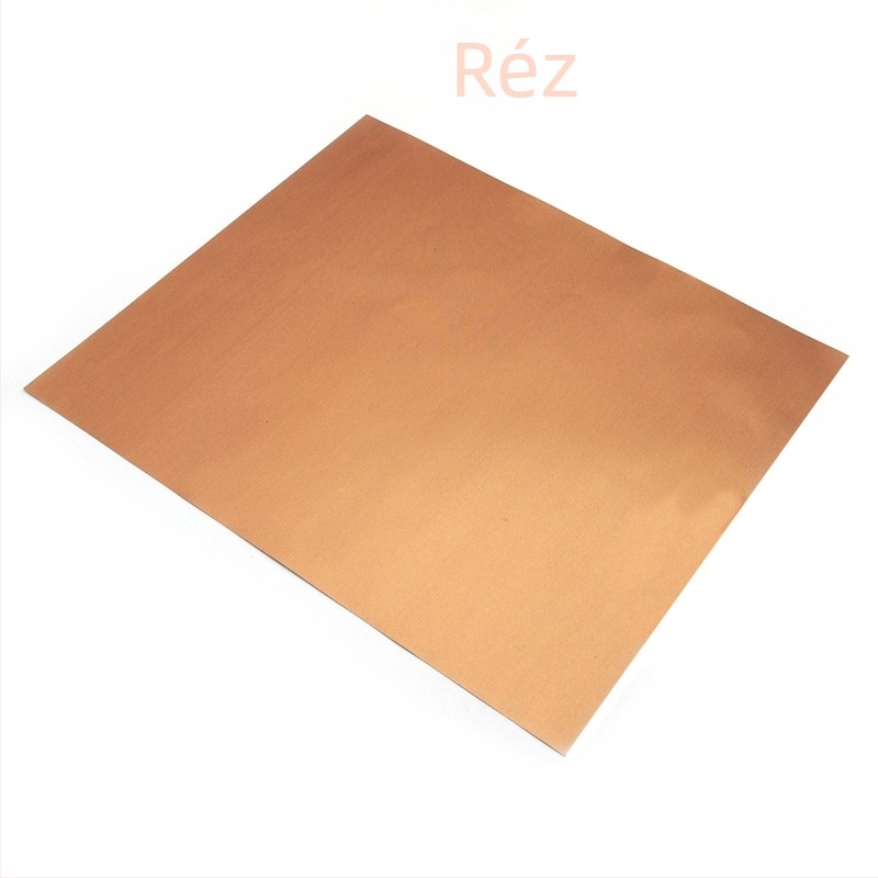 PTFE grillmat réz színű, tapadásmentes, 33×40 cm, 42 g, magas hőmérsékletű kültéri grillszett