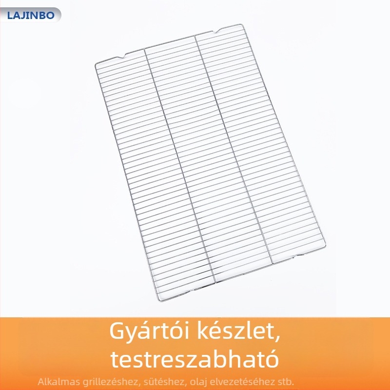 Egyszer használatos négyzet alakú grillrács lábakkal, hordozható, vastagított acélszerkezetből