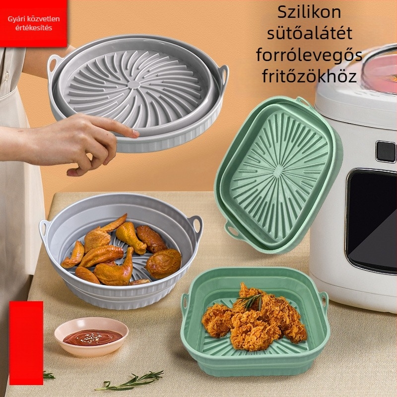 Szilikon sütőmatrac és tepsi – újrahasználható, hőálló, rendhagyó formájú