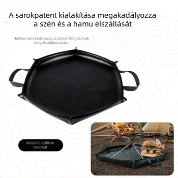 Szilikon tűzálló kemping matrac, magas hőmérséklet-ellenálló, kültéri főzéshez és piknikhez