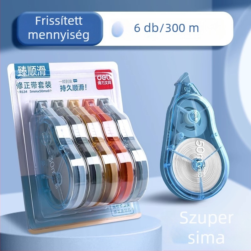 Deli VR50 Javítószalag, leesésálló, csendes, nagy kapacitású, sima felvitel diákok számára